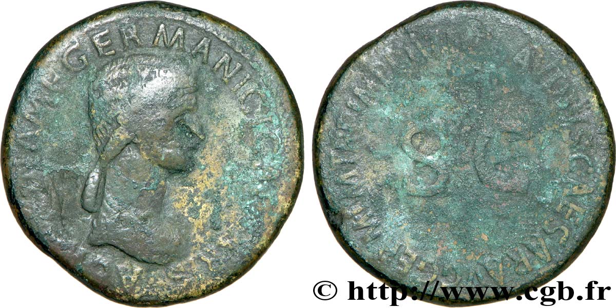 AGRIPPINA MAIOR Sesterce S/fS