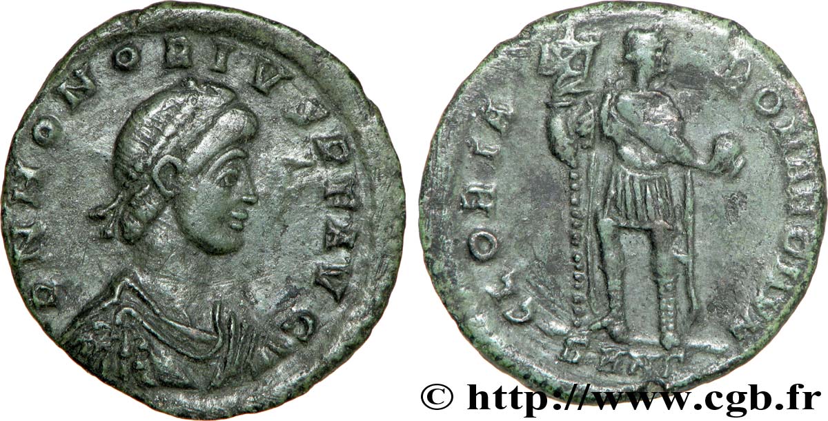 HONORIUS Maiorina pecunia, (MB, Æ 2) TTB