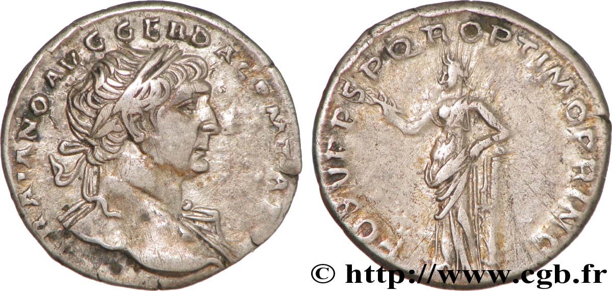 TRAJAN Denier TTB/TB+