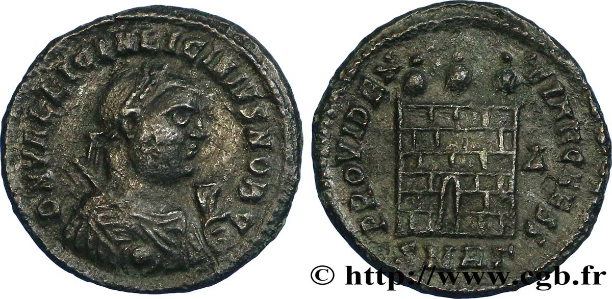 LICINIUS II Centenionalis ou nummus TTB