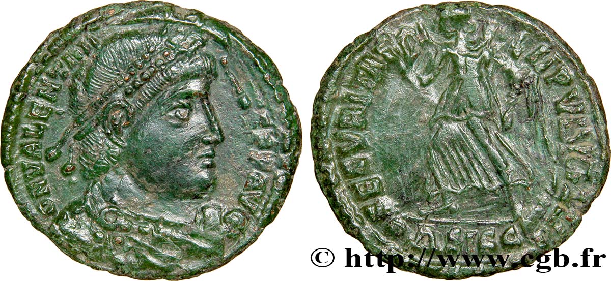 VALENTINIANO I Nummus, (PB, Æ 3) q.SPL/BB