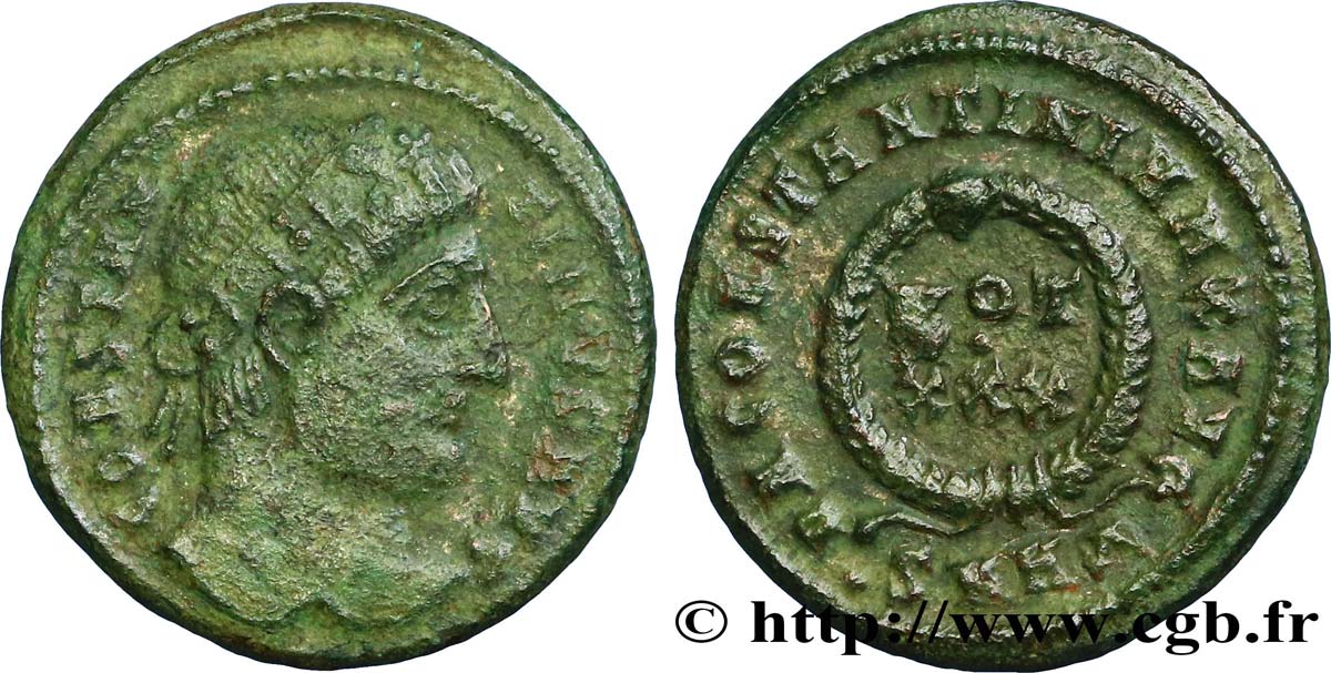 CONSTANTIN Ier LE GRAND Centenionalis ou nummus TB+/TTB