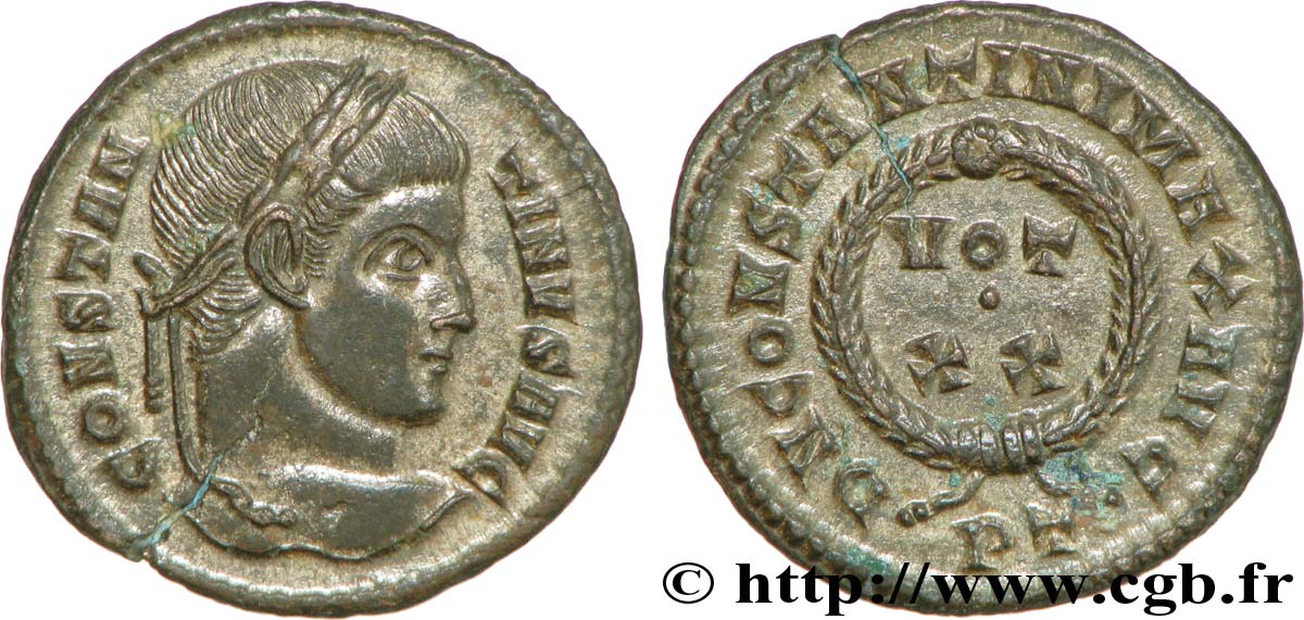 CONSTANTIN Ier LE GRAND Centenionalis ou nummus SUP