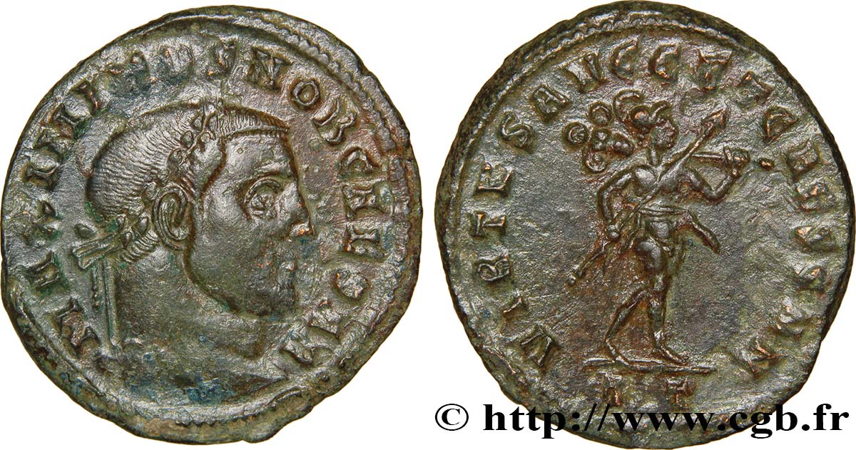 MAXIMINUS II DAIA Follis ou nummus SS