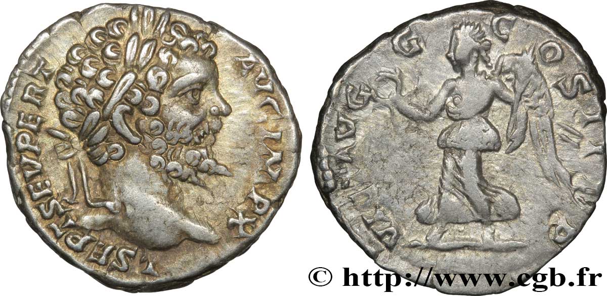 SEPTIME SÉVÈRE Denier TTB+/TTB