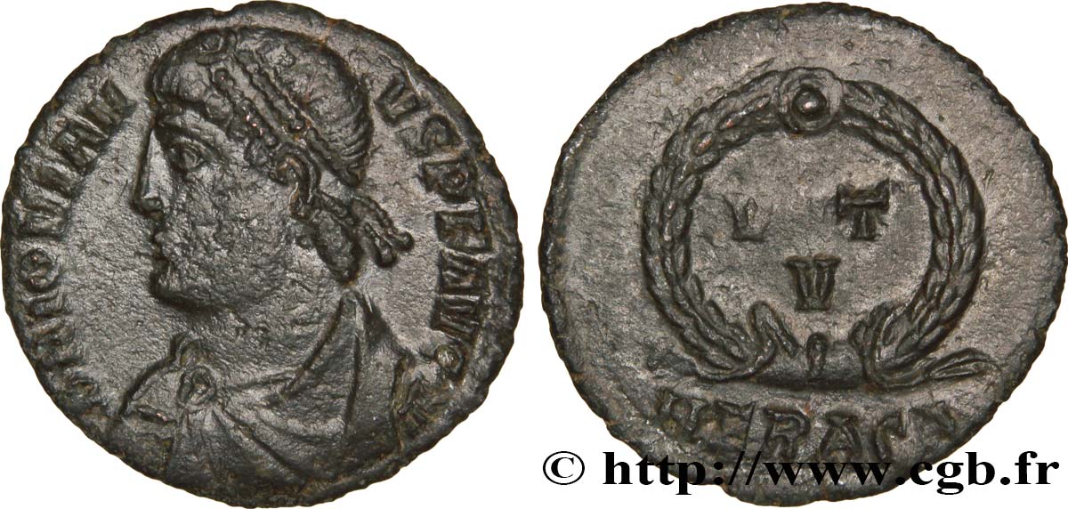 JOVIEN Maiorina ou nummus, (PB, Æ 3) TTB+