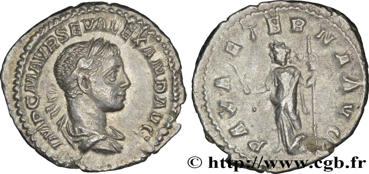 ALEXANDRE SÉVÈRE Denier TTB+/TB+