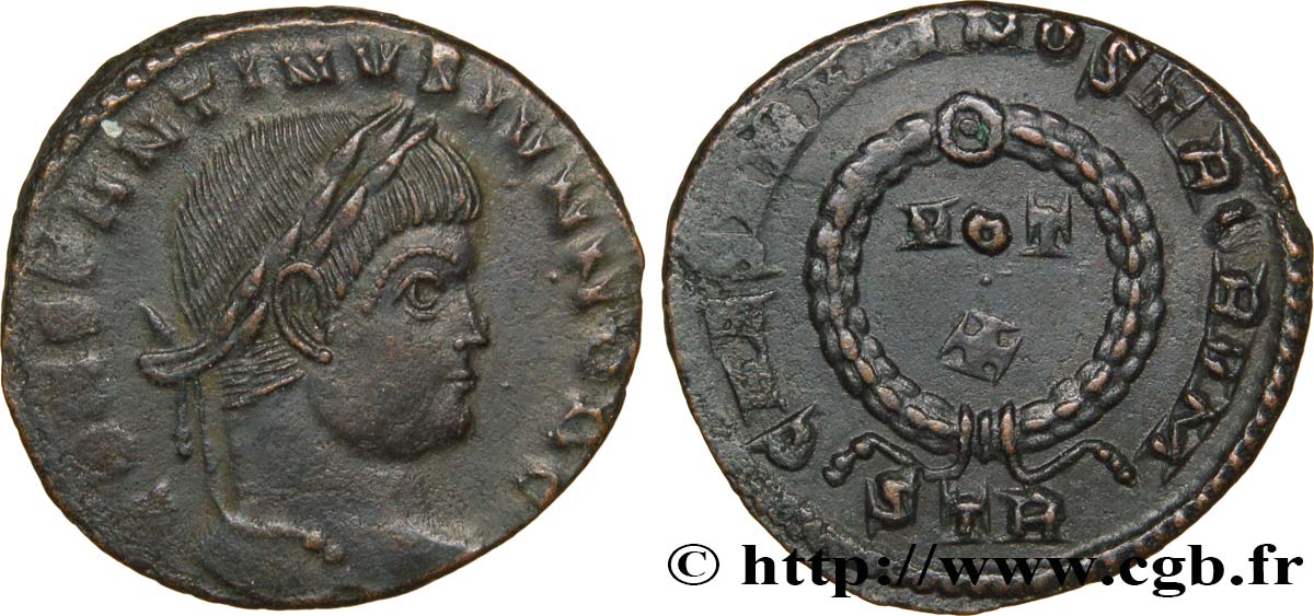 CONSTANTIN II Centenionalis ou nummus SUP