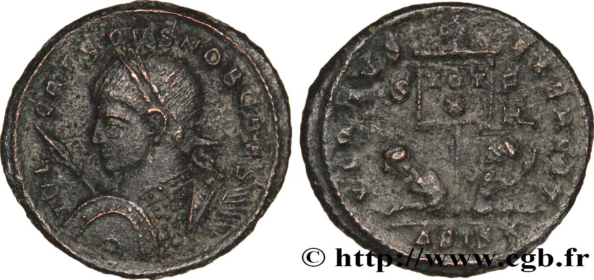 CRISPUS Centenionalis ou nummus TB+