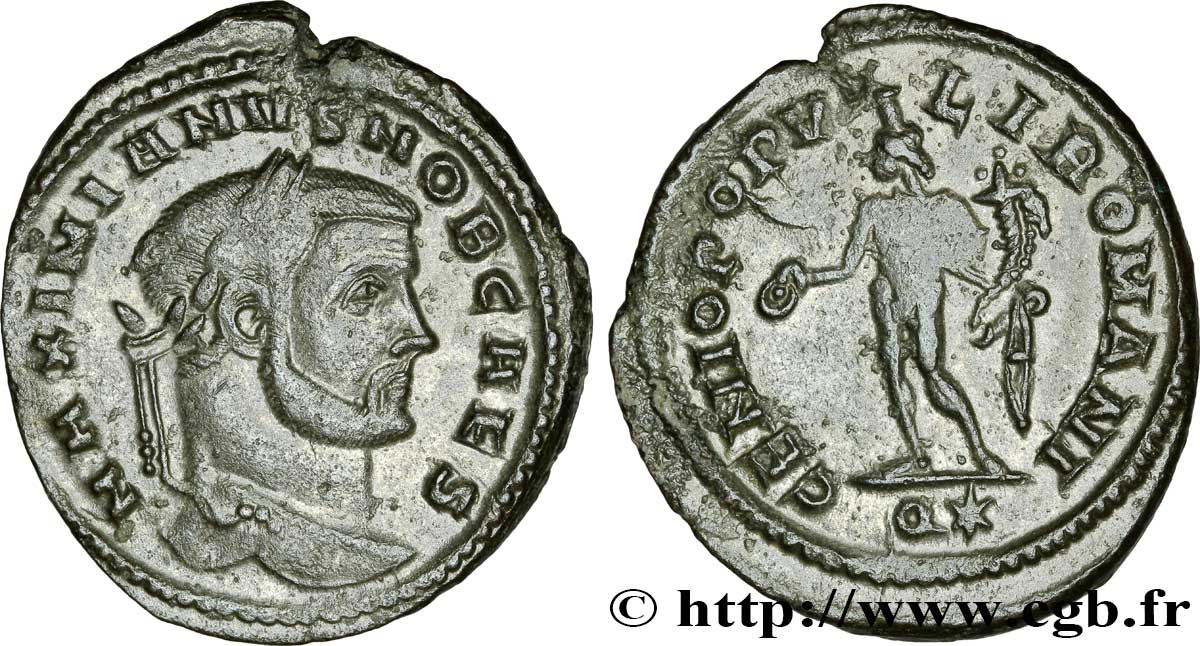 GALÈRE Follis ou nummus TTB+