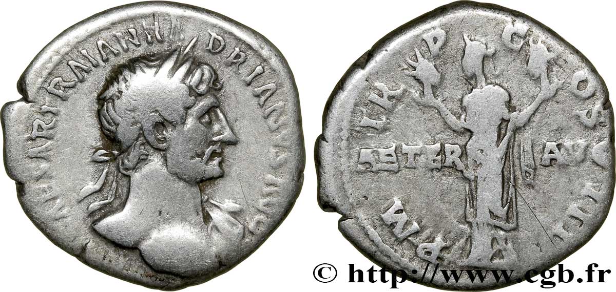 HADRIAN Denier VF