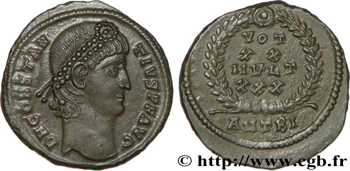 CONSTANCE II Centenionalis ou nummus SPL