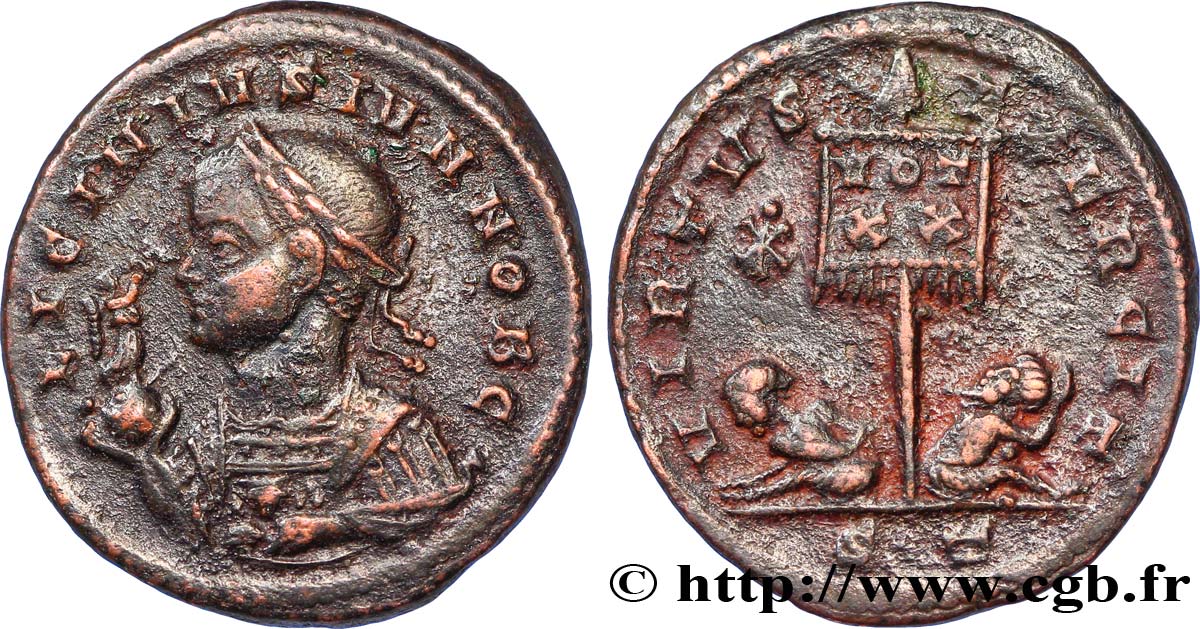 LICINIUS II Centenionalis ou nummus TTB