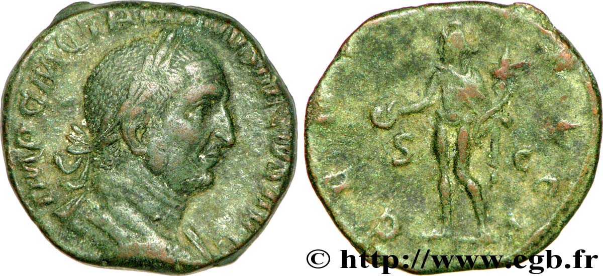 TRAJAN DECIUS Sesterce VF