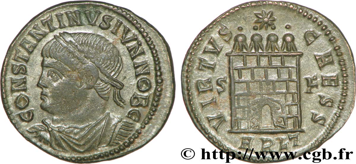 CONSTANTIN II Centenionalis ou nummus SPL