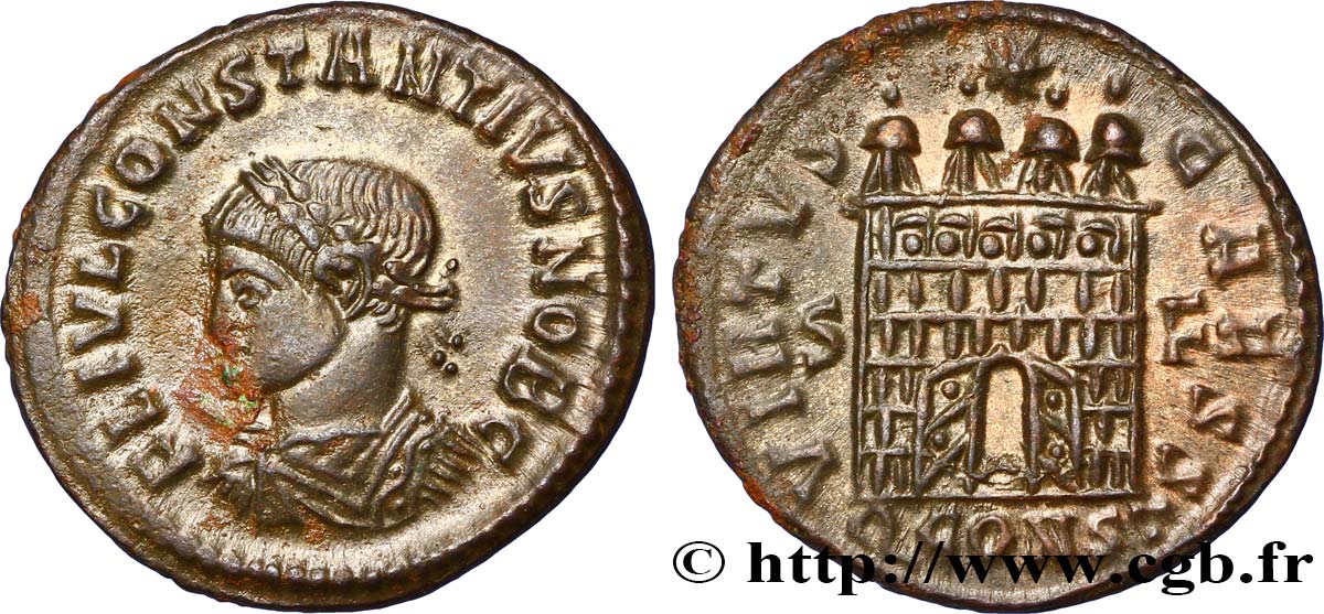 CONSTANCE II Centenionalis ou nummus SUP/SPL