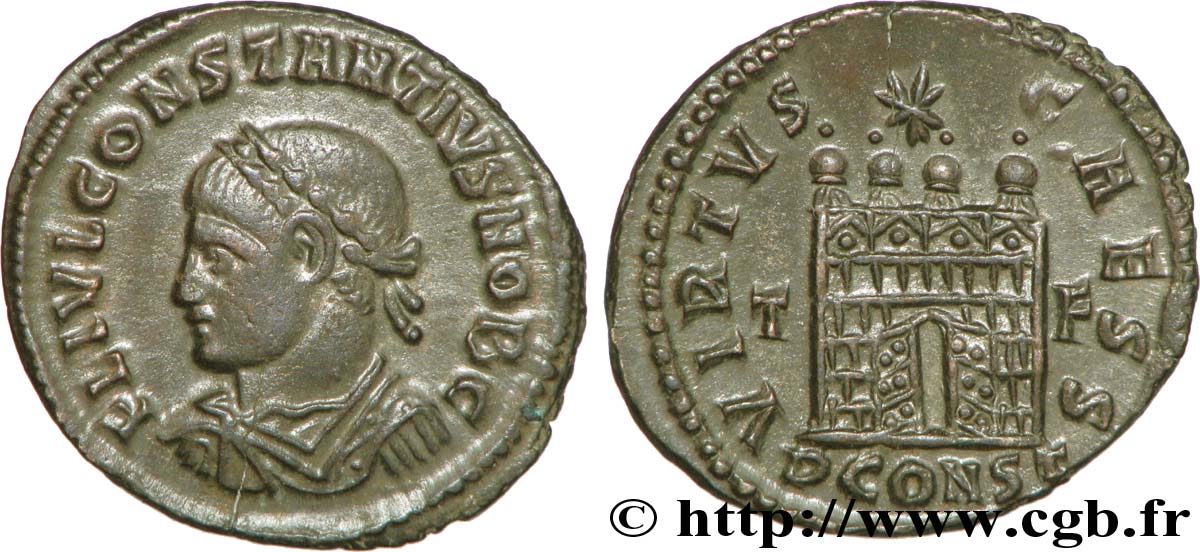 CONSTANCE II Centenionalis ou nummus SUP/SPL