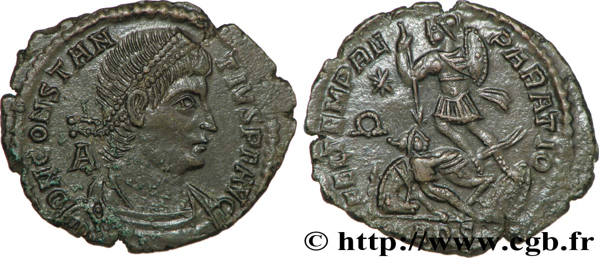 CONSTANCE II Maiorina, (MB, Æ 2) SUP