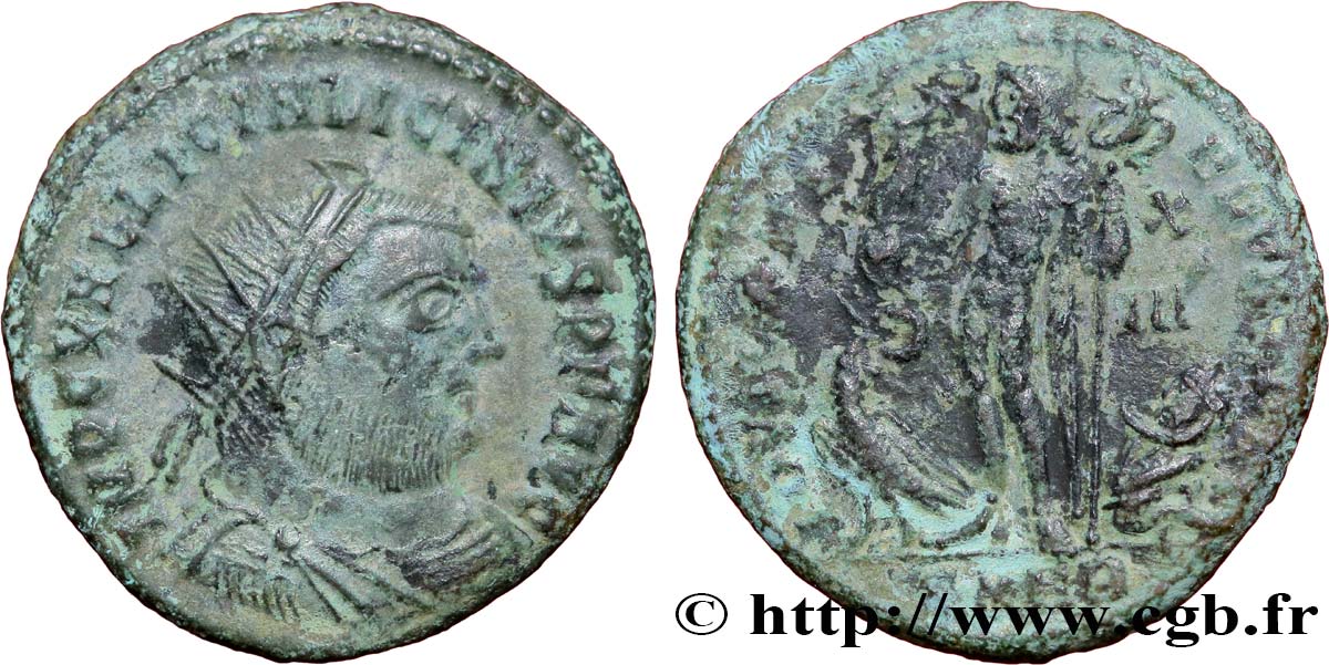 LICINIO I PADRE Follis ou nummus MBC
