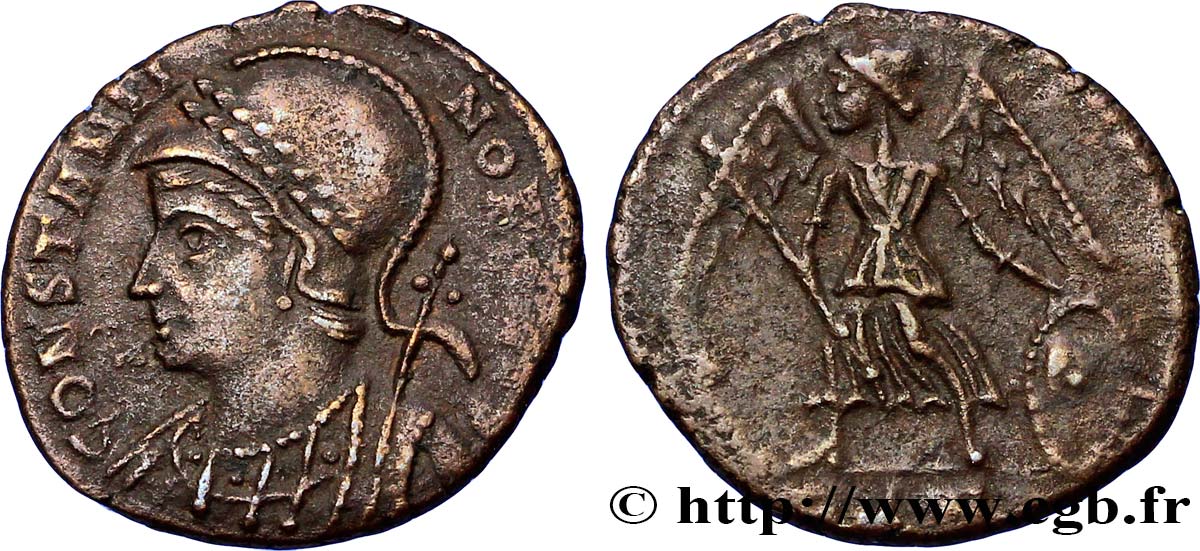 CONSTANTINOPOLIS Centenionalis ou nummus XF