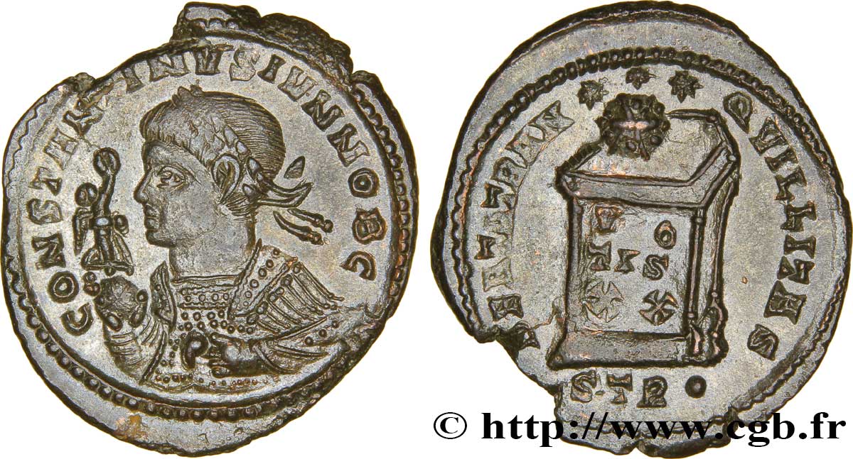 CONSTANTIN II Centenionalis ou nummus FDC