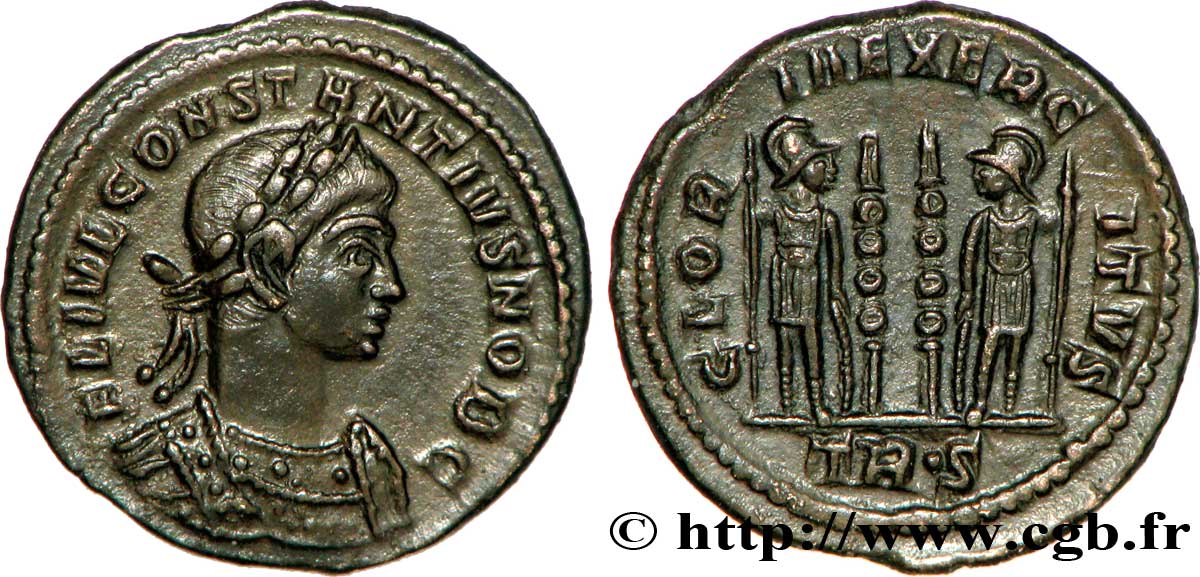 CONSTANCE II Centenionalis ou nummus SPL