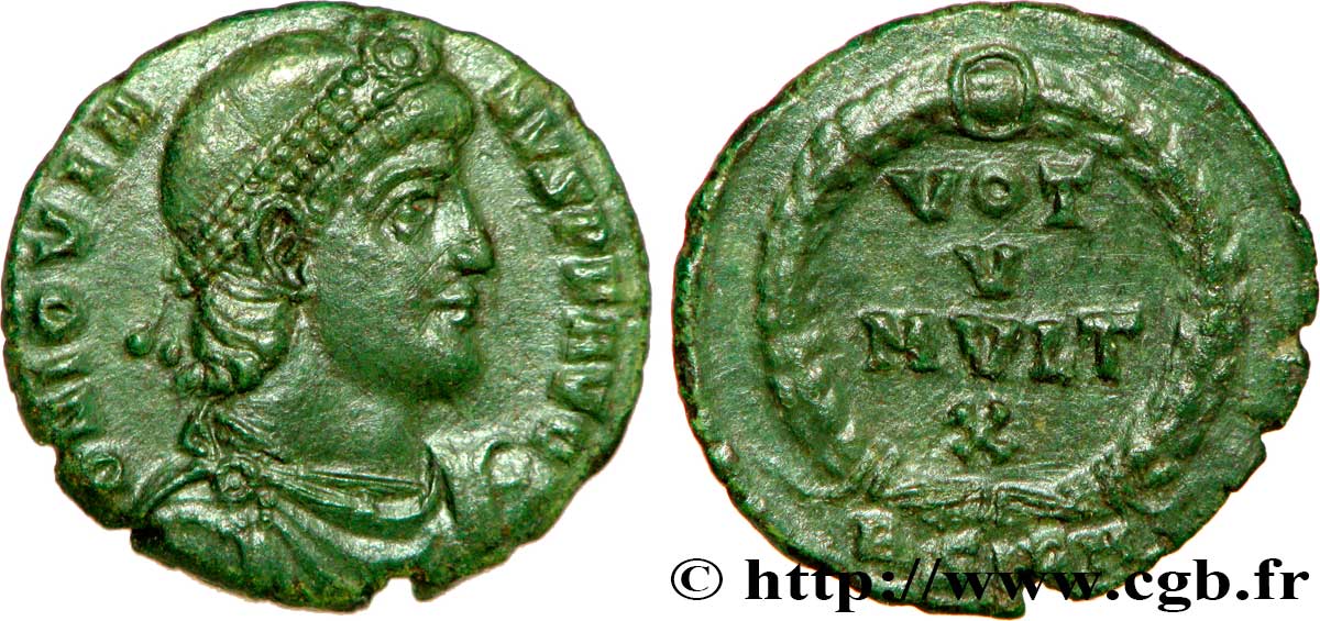 JOVIEN Maiorina ou nummus, (PB, Æ 3) TTB+