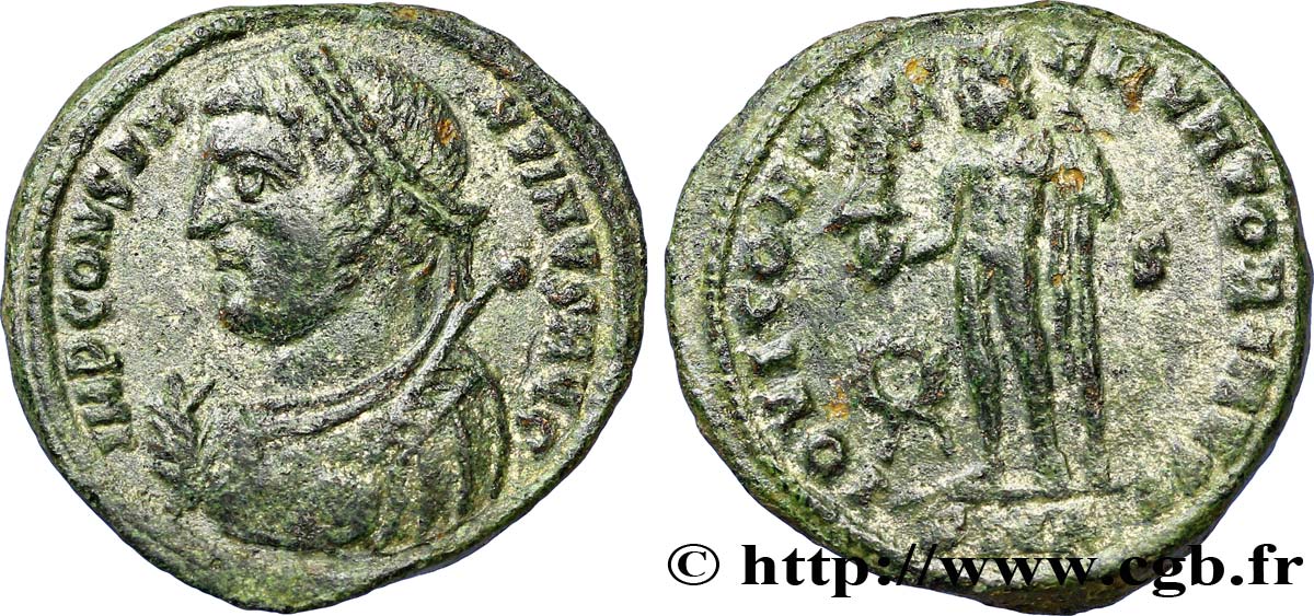 CONSTANTIN Ier LE GRAND Centenionalis ou nummus SUP