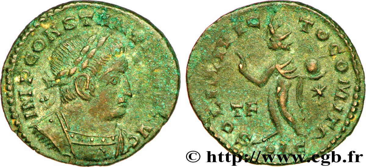 CONSTANTINE I THE GREAT Follis ou nummus XF