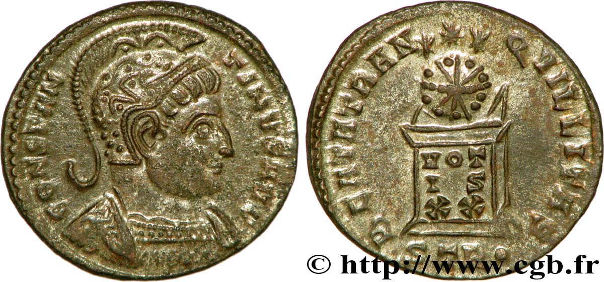 CONSTANTIN Ier LE GRAND Centenionalis ou nummus FDC