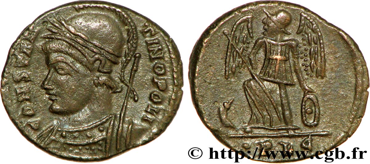 CONSTANTINOPLE Centenionalis ou nummus SUP