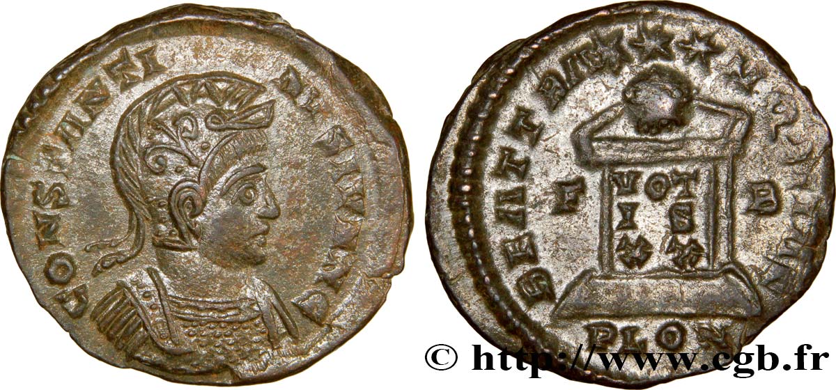 CONSTANTIN II Centenionalis ou Nummus SPL/SUP