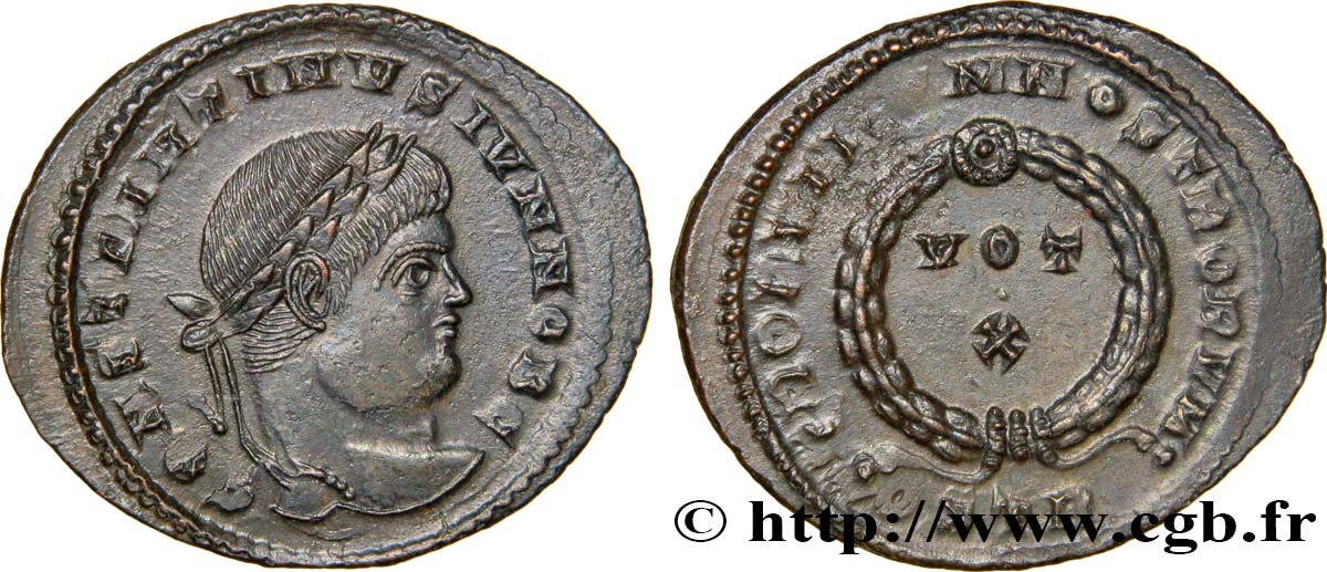 CONSTANTIN II Centenionalis ou nummus SUP