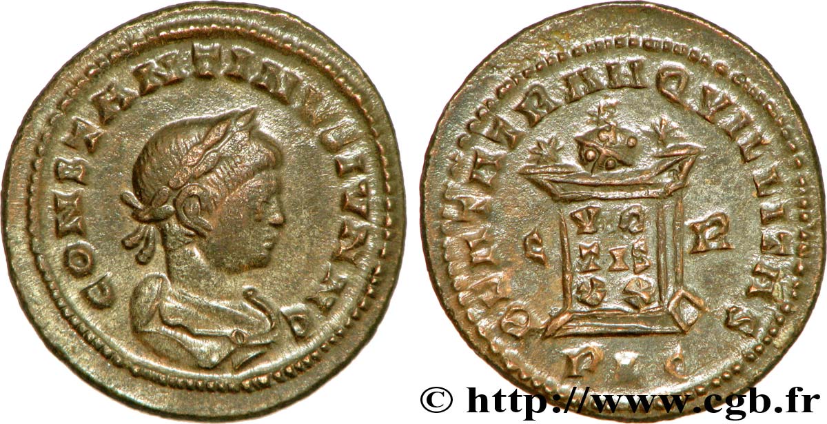CONSTANTIN II Centenionalis ou nummus SPL/FDC