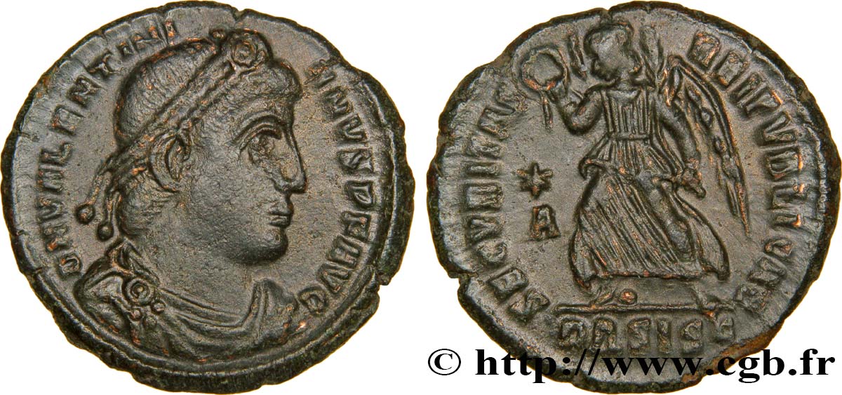VALENTINIANUS I Nummus, (PB, Æ 3) VZ
