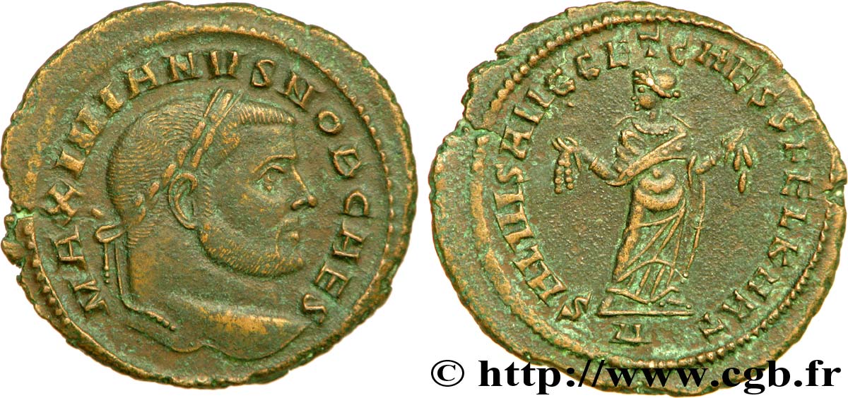 GALÈRE Follis ou nummus TTB+