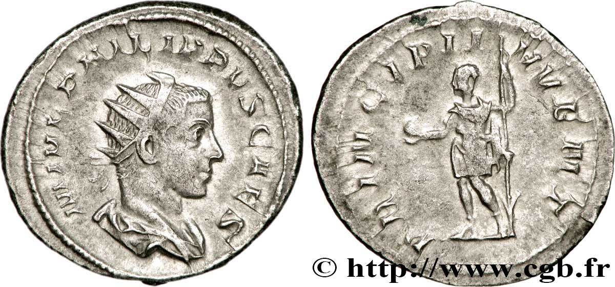 PHILIPPE II Antoninien TTB+/TTB