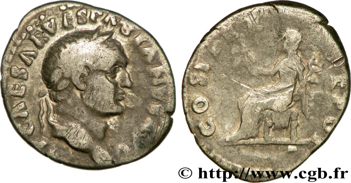 VESPASIEN Denier TB+