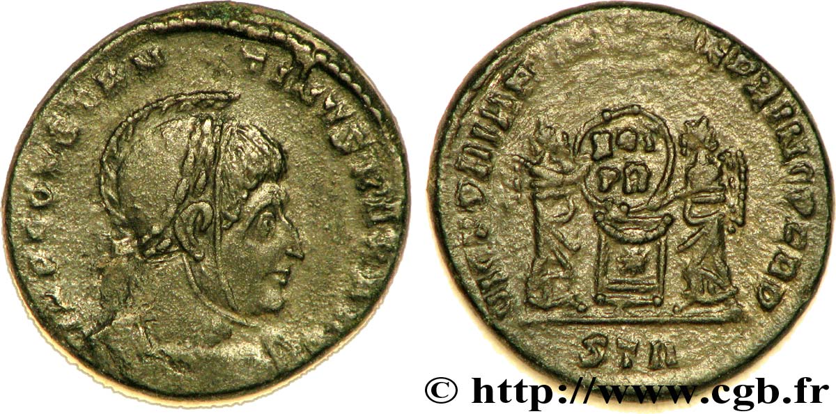 CONSTANTIN Ier LE GRAND Centenionalis ou nummus TTB+