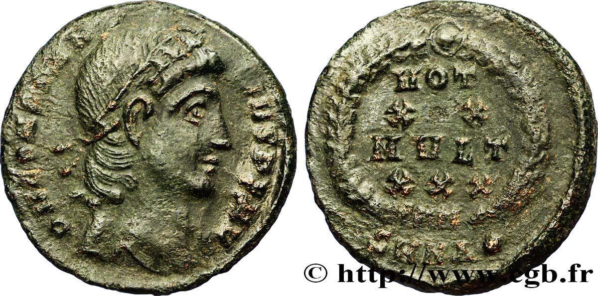 CONSTANCE II Centenionalis ou nummus SUP
