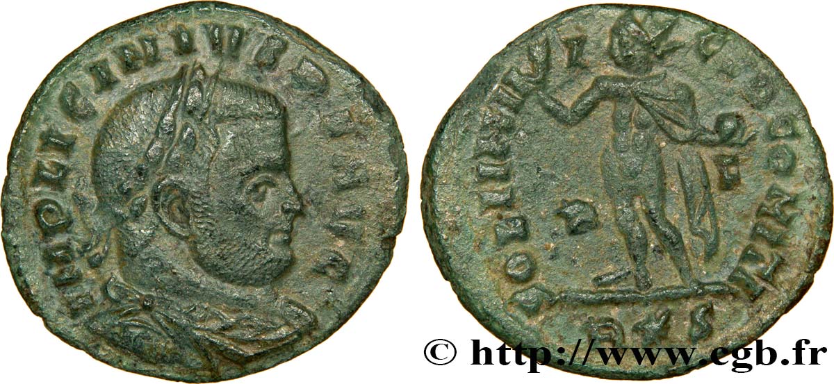 LICINIO I PADRE Follis ou nummus q.SPL