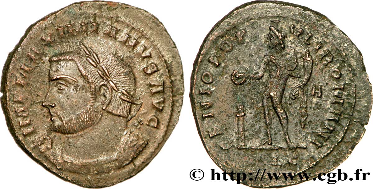 MAXIMIEN HERCULE Follis ou nummus SUP