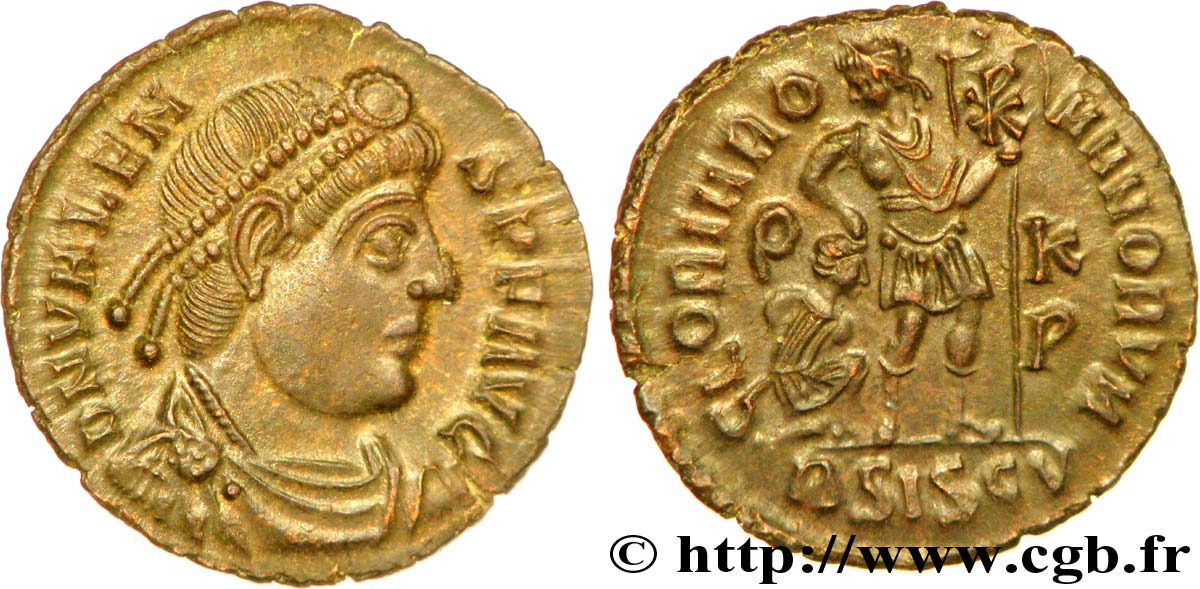 VALENS Nummus, (PB, Æ 3) SUP