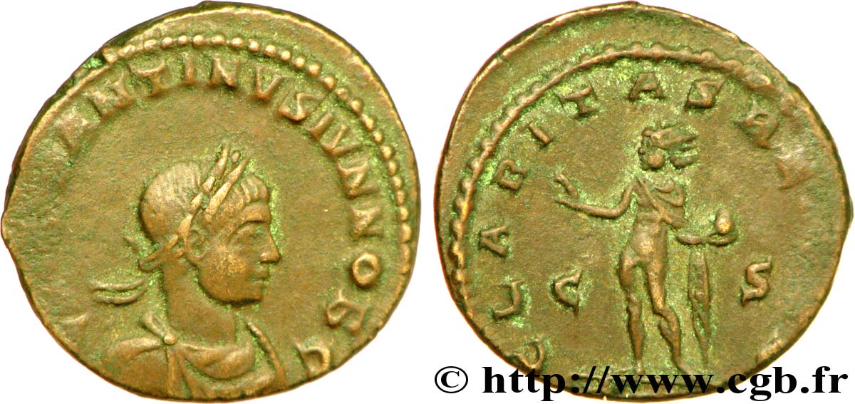 CONSTANTIN II Follis ou nummus TTB