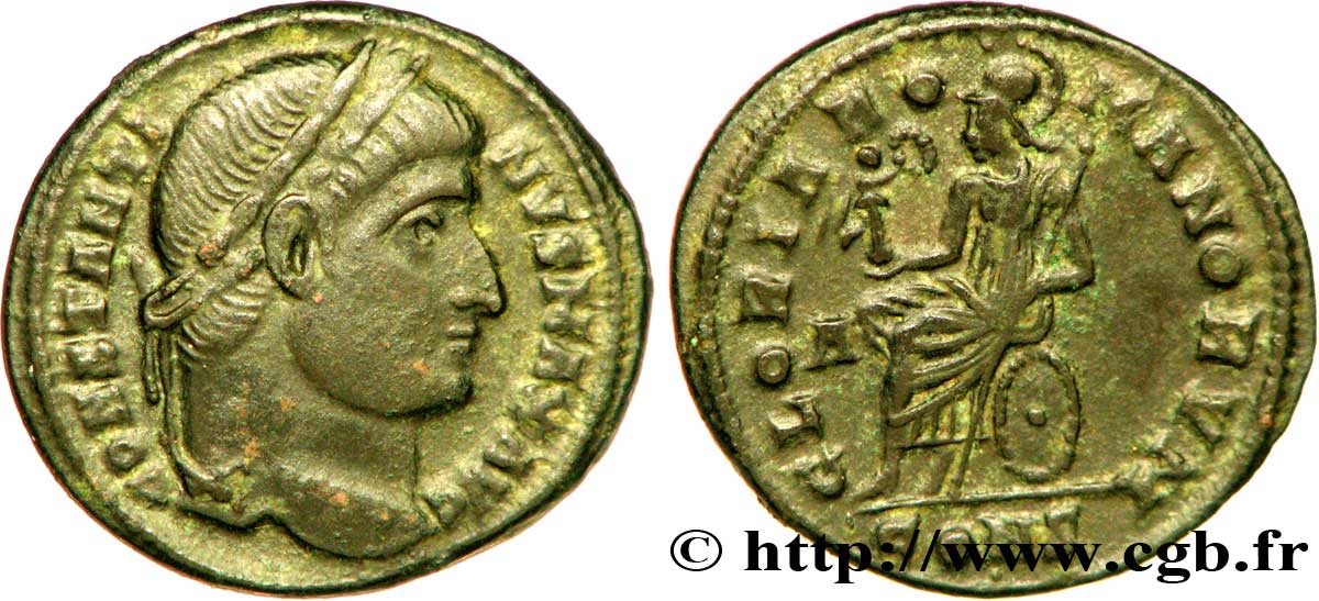 CONSTANTIN Ier LE GRAND Centenionalis ou nummus TTB+