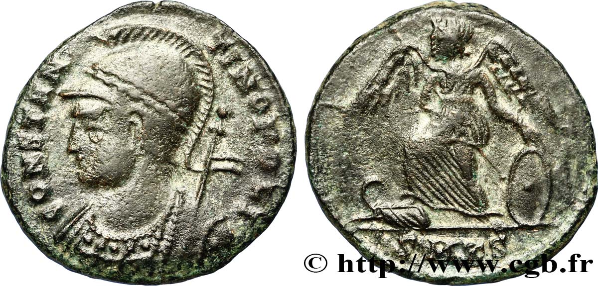 CONSTANTINOPLE Centenionalis ou nummus TTB