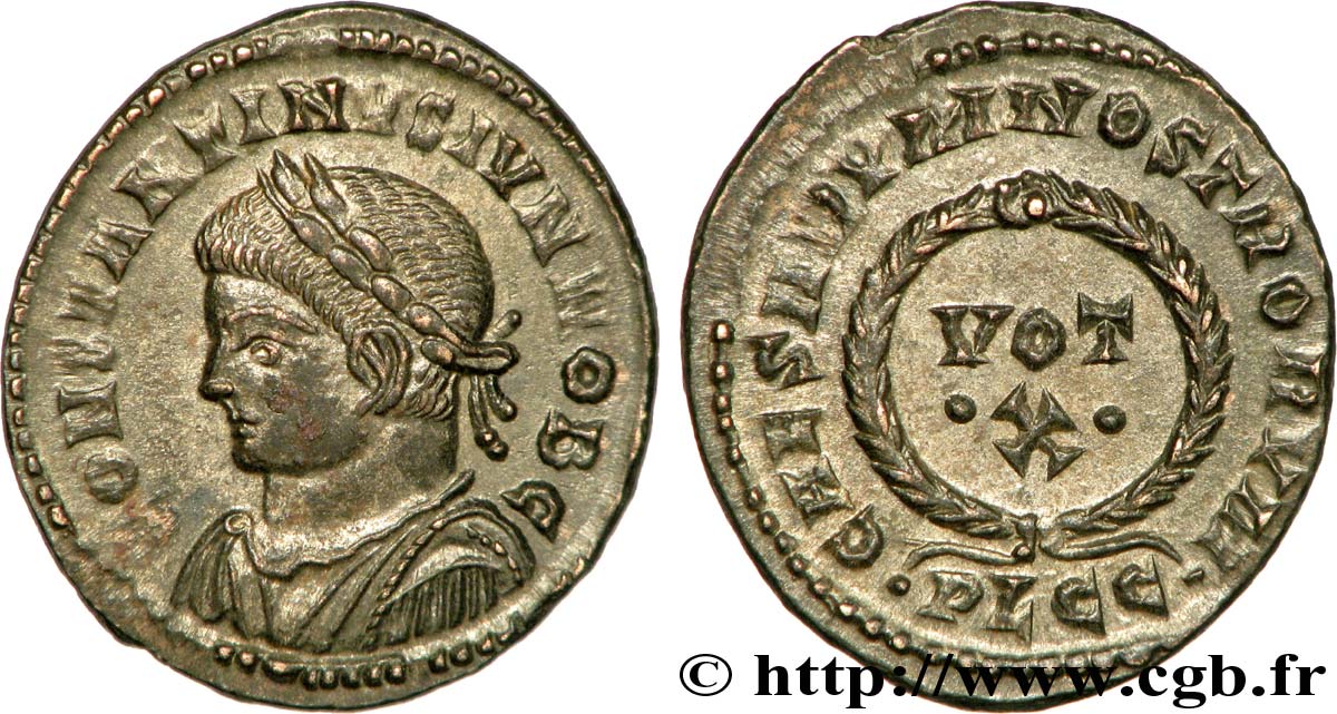 CONSTANTIN II Centenionalis ou nummus FDC