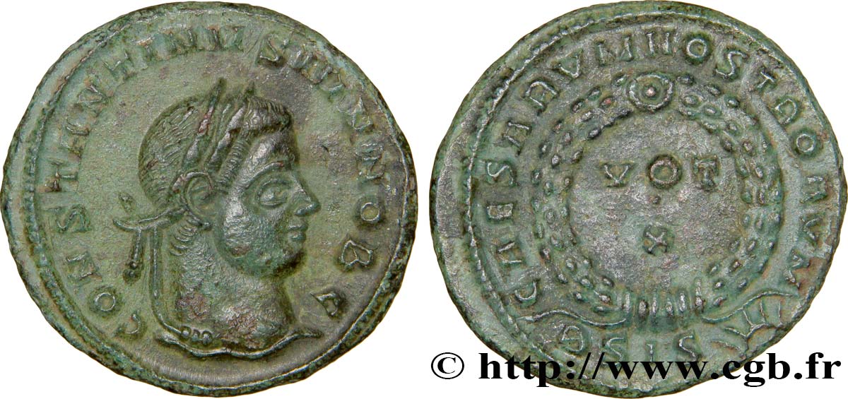 CONSTANTIN II Centenionalis ou nummus SUP