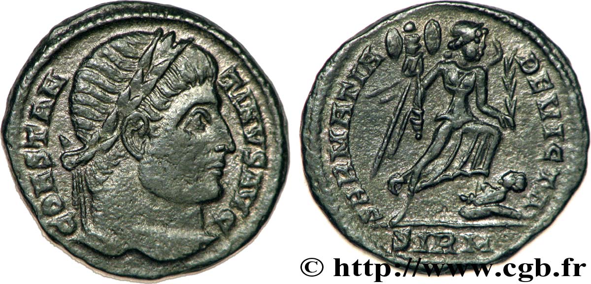 CONSTANTIN Ier LE GRAND Centenionalis ou nummus TTB+