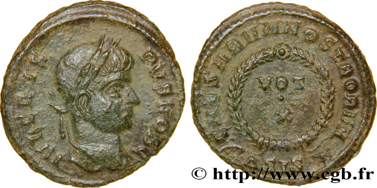 CRISPUS Centenionalis ou nummus TTB+